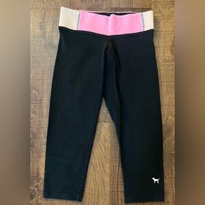 PINK by Victoria’s Secret crop yoga activewear leggings Sz small